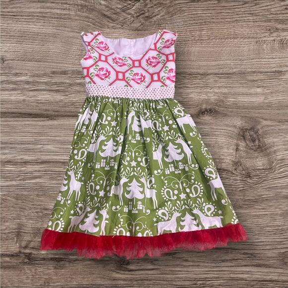 Cheeky Plum Reindeer Dress - Picture 1 of 2